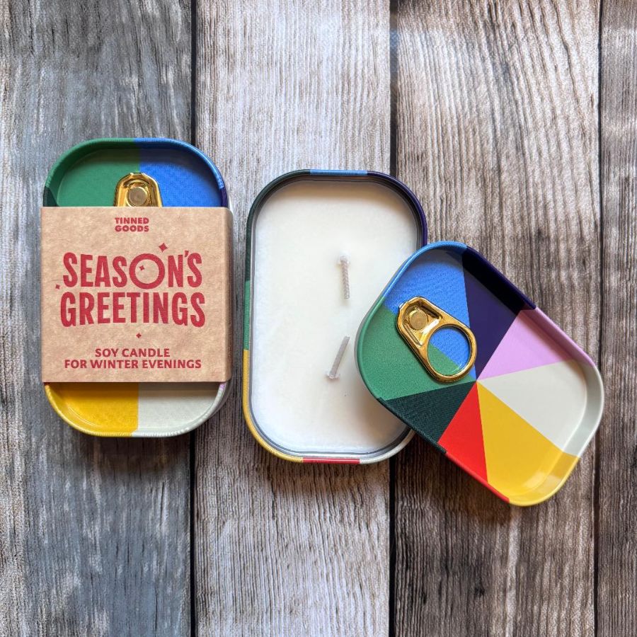 candle in a tin from pure nuff stuff